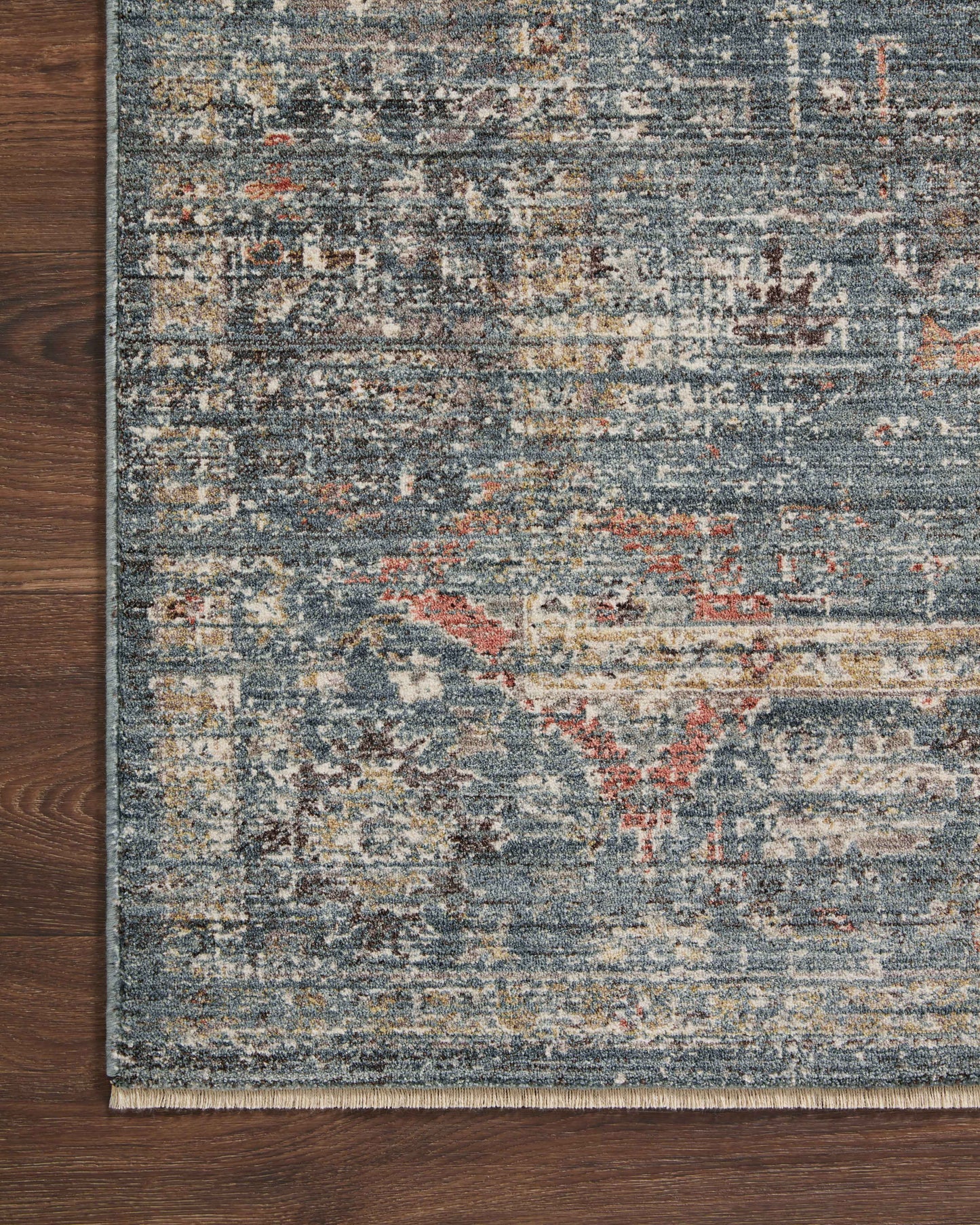 Magnolia Home by Joanna Gaines x Loloi Millie  Denim Multi Traditional