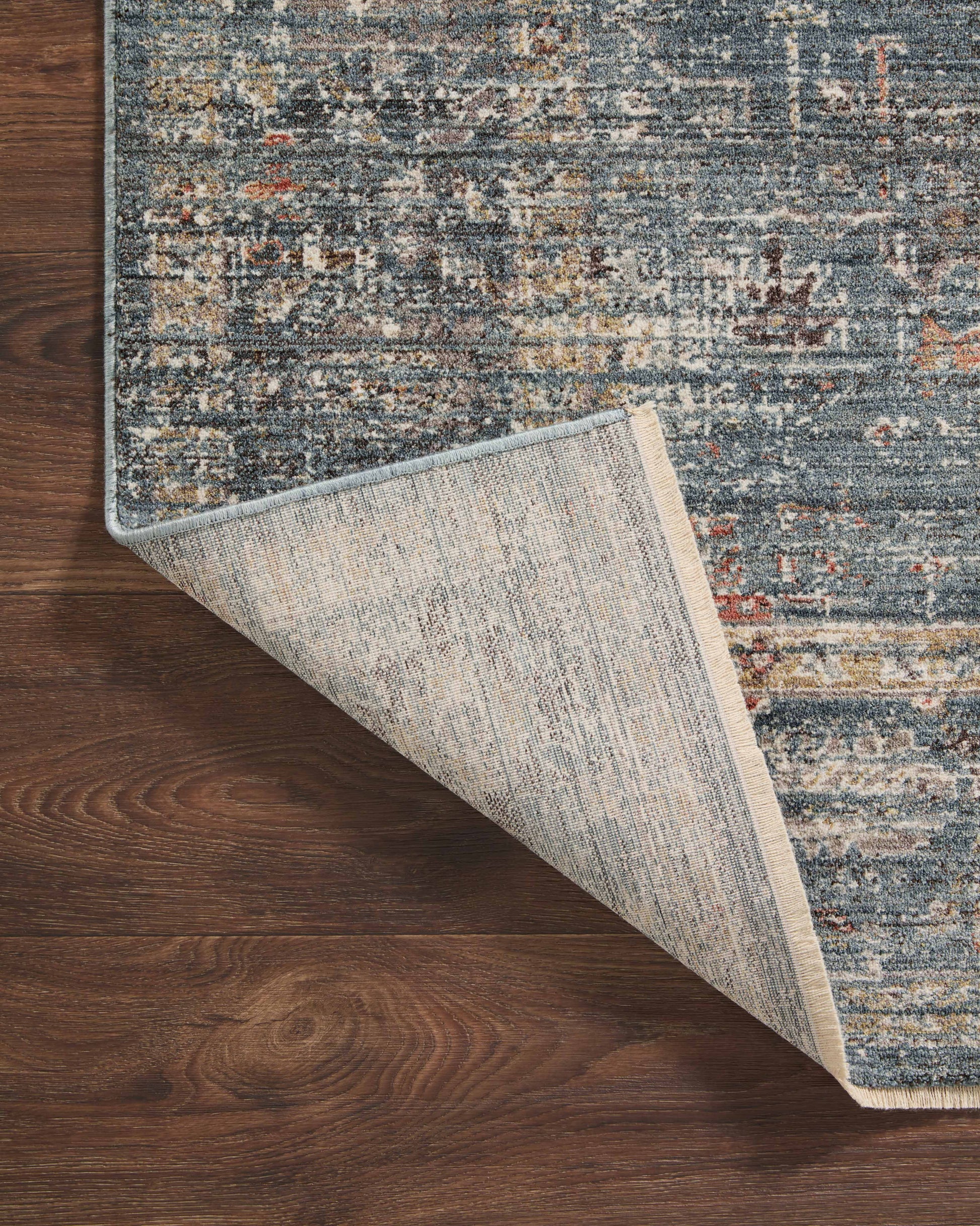 Magnolia Home by Joanna Gaines x Loloi Millie  Denim Multi Traditional