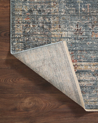 Magnolia Home by Joanna Gaines x Loloi Millie  Denim Multi Traditional