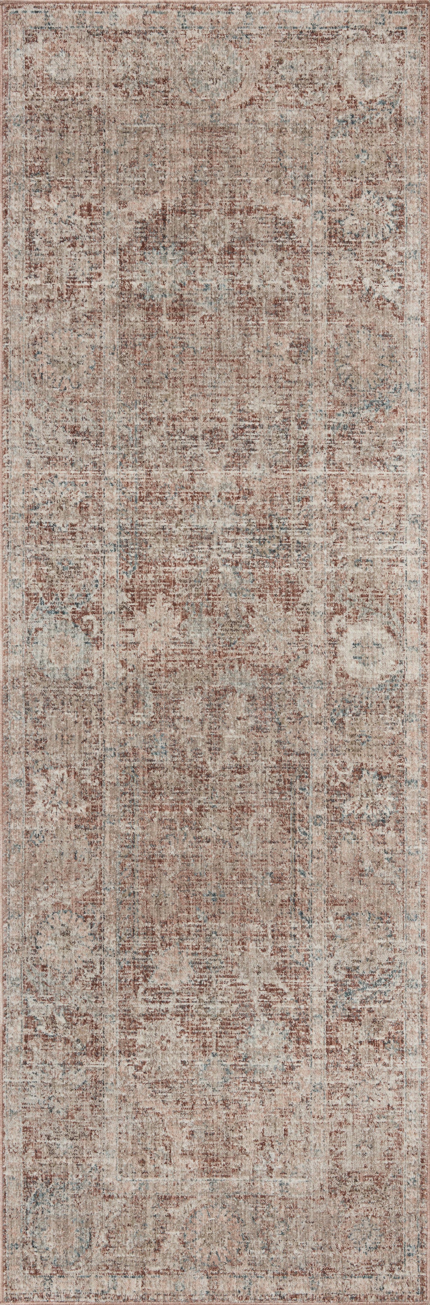 Magnolia Home by Joanna Gaines x Loloi Millie  Brick Fog Traditional