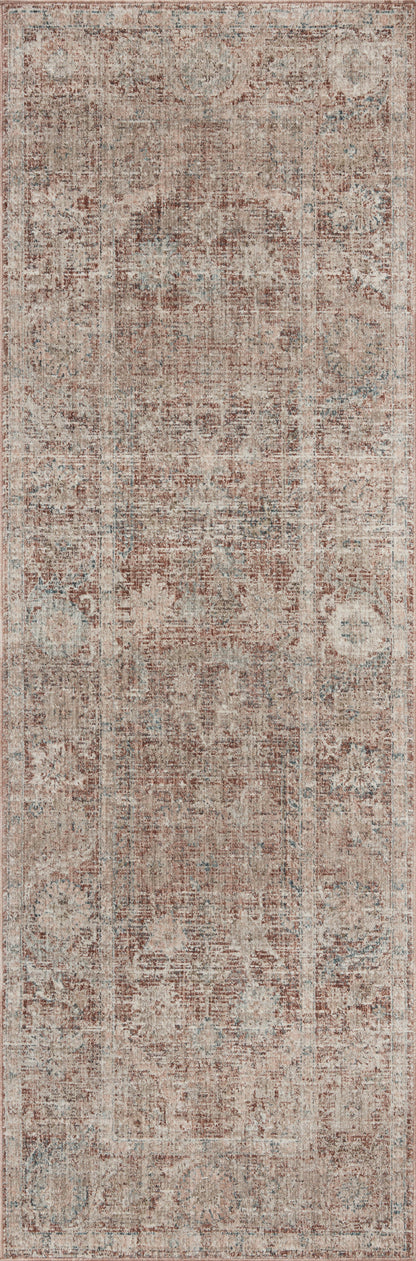 Magnolia Home by Joanna Gaines x Loloi Millie  Brick Fog Traditional