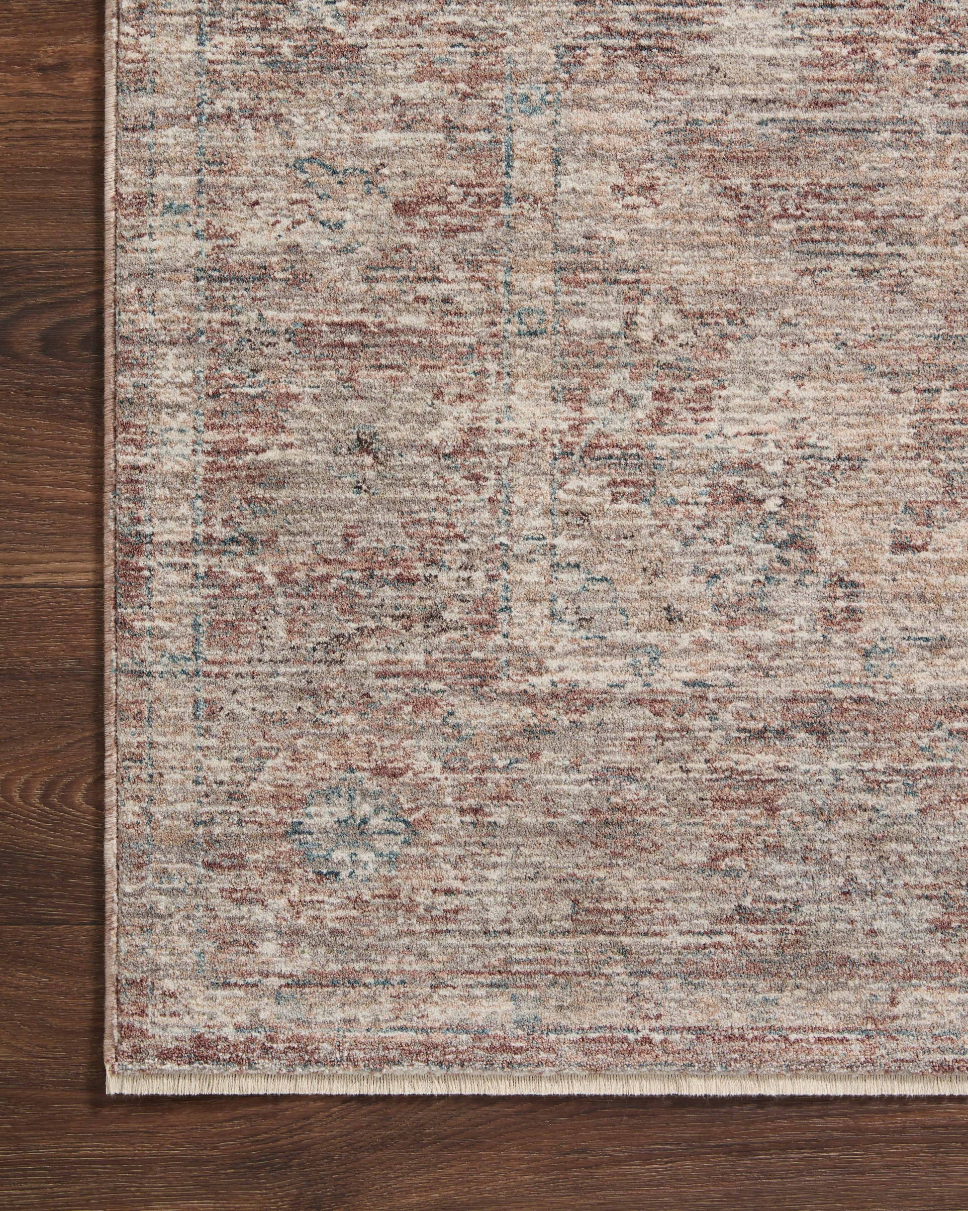 Magnolia Home by Joanna Gaines x Loloi Millie  Brick Fog Traditional