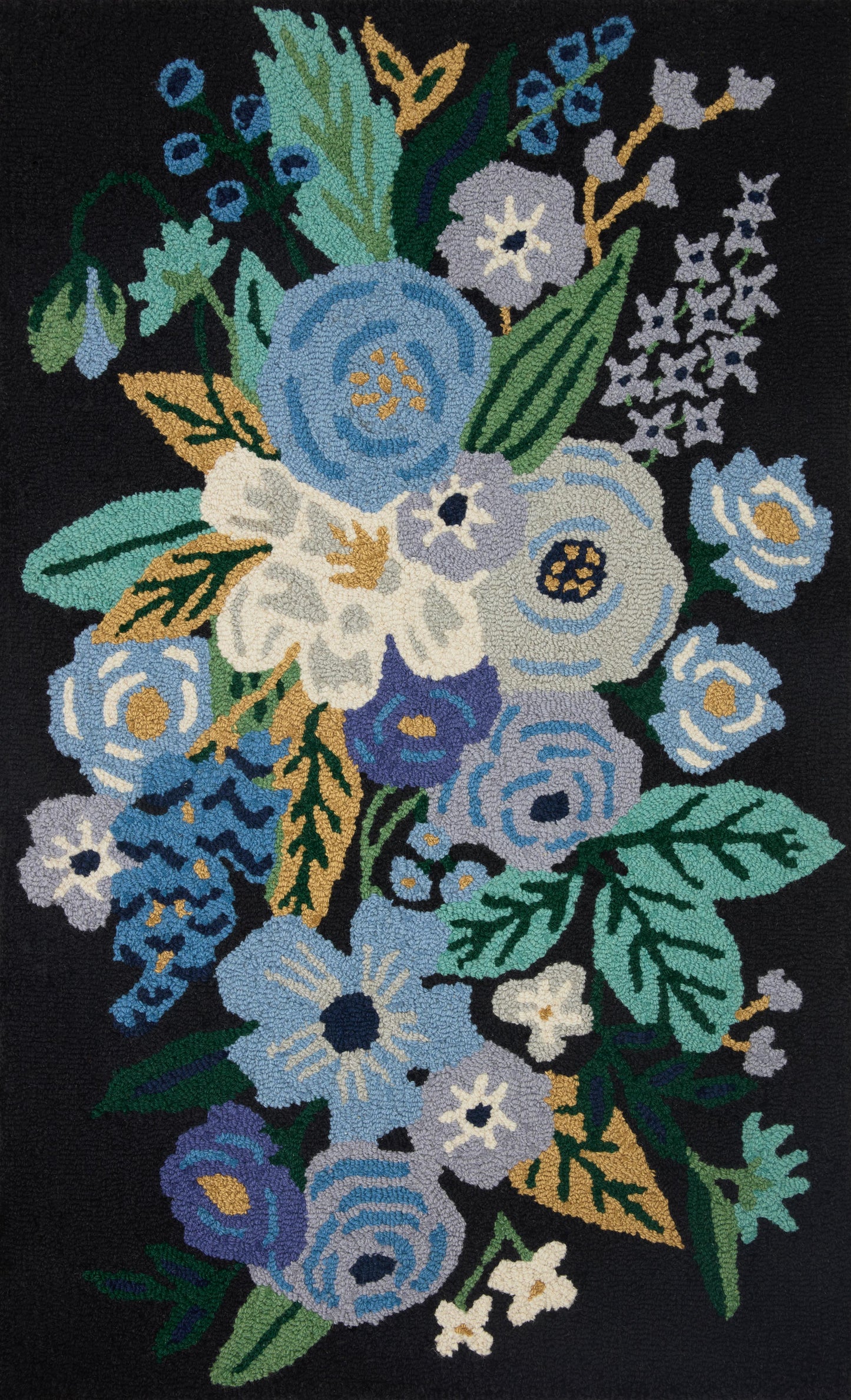 Rifle Paper Co. x Loloi Minnie  Black  Contemporary