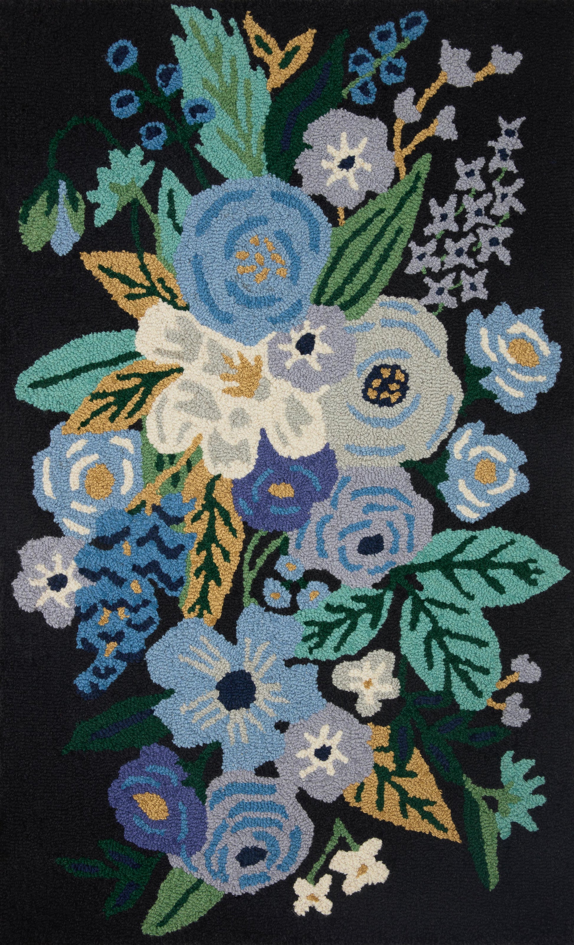 Rifle Paper Co. x Loloi Minnie  Black  Contemporary