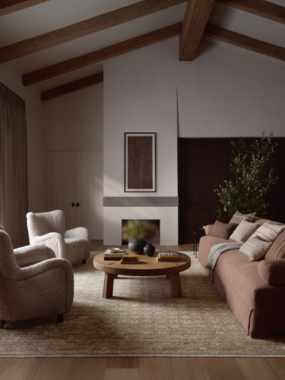 Amber Lewis x Loloi Molly  Denim Gold Traditional