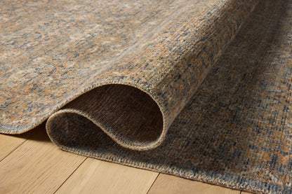 Amber Lewis x Loloi Molly  Denim Gold Traditional