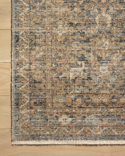 Amber Lewis x Loloi Molly  Denim Gold Traditional