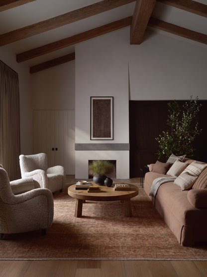 Amber Lewis x Loloi Molly  Brick Bark Traditional