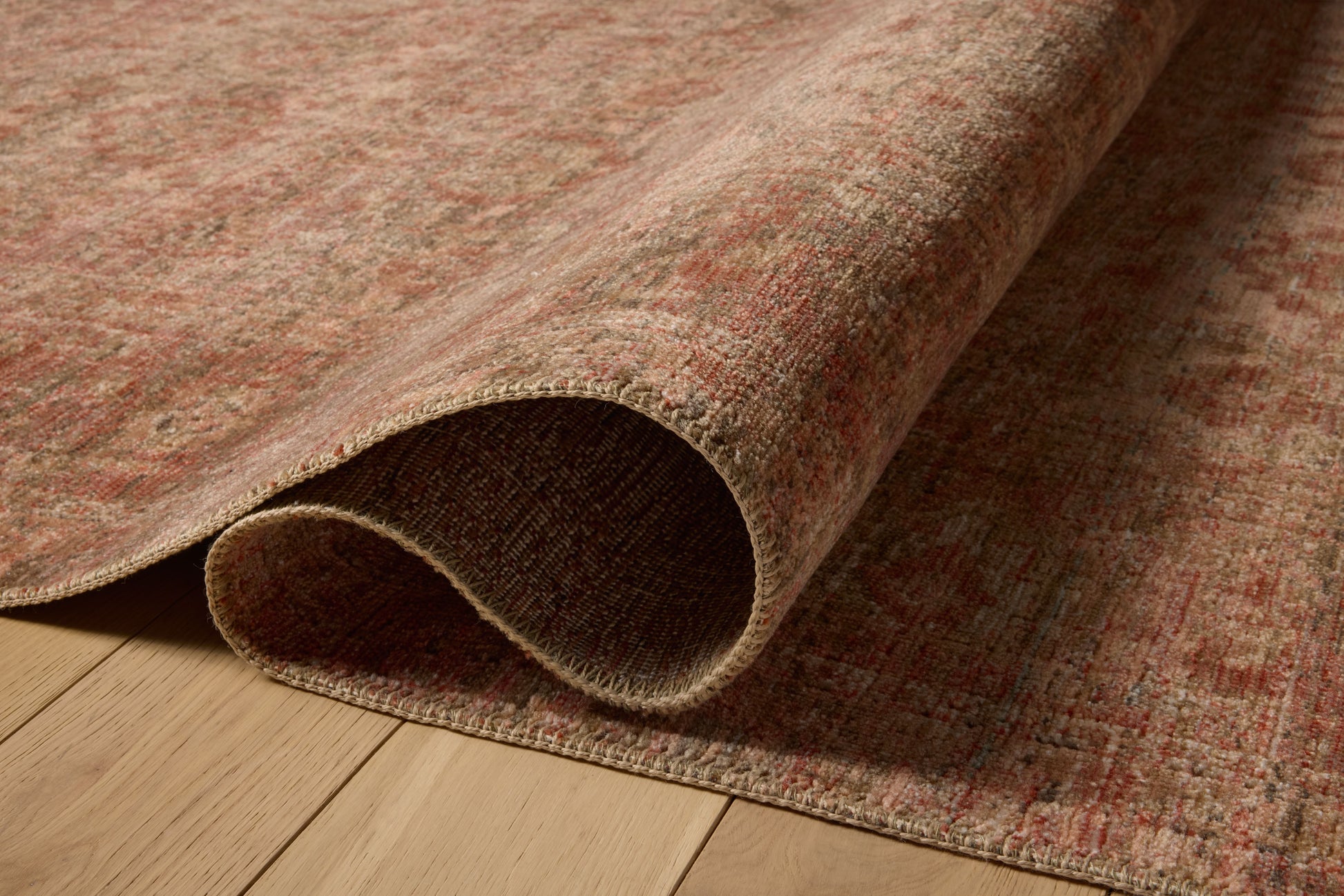 Amber Lewis x Loloi Molly  Brick Bark Traditional