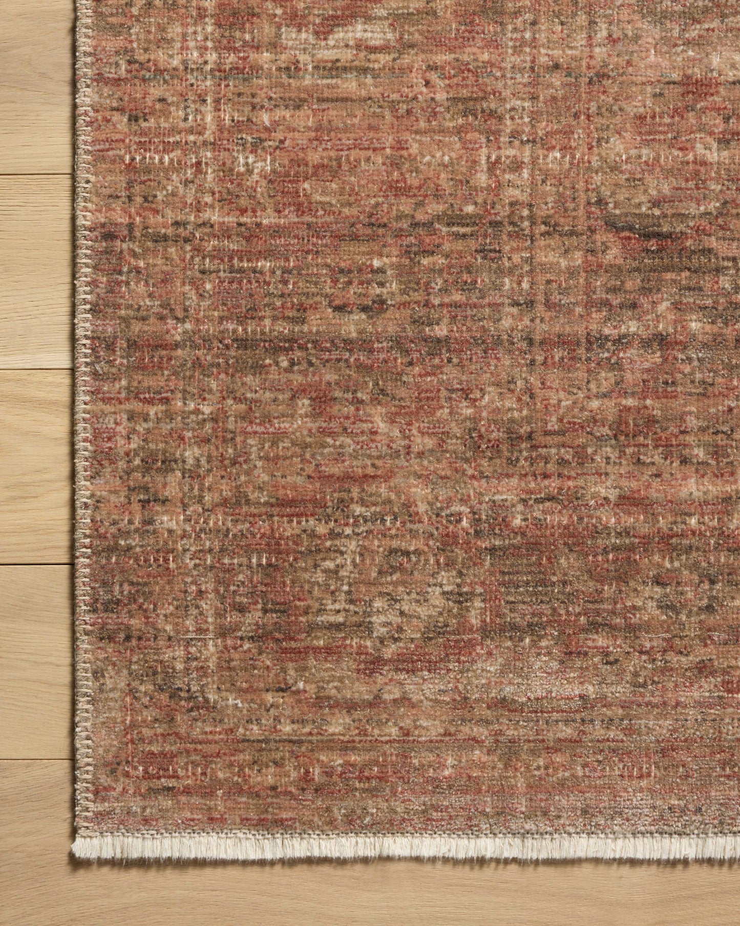 Amber Lewis x Loloi Molly  Brick Bark Traditional