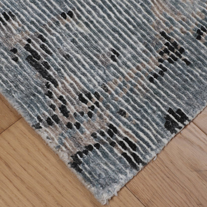 Artisan Mary Lt.Blue Contemporary Knotted Rug - Rugs - Artisan - Atlanta Designer Rugs