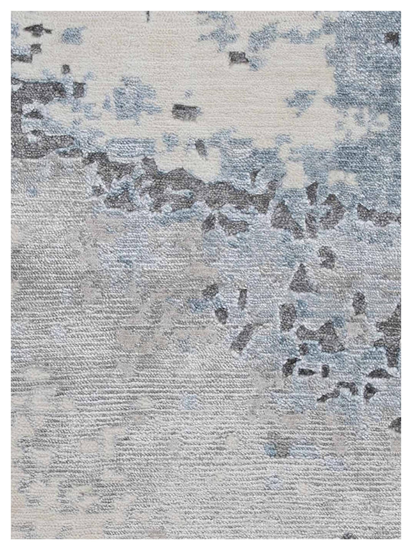 Artisan Mary  Sky Blue  Contemporary Knotted Rug