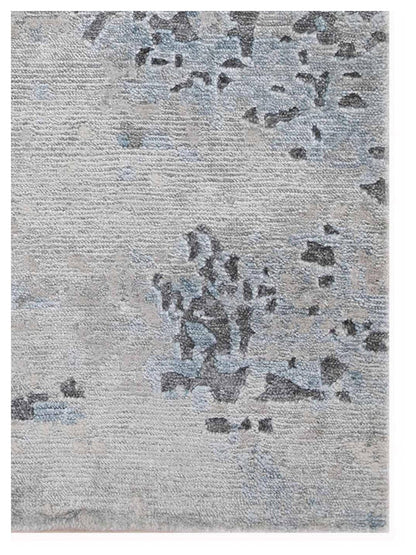 Artisan Mary Sky Blue Contemporary Knotted Rug - Rugs - Artisan - Atlanta Designer Rugs