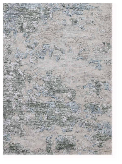 Artisan Mary Ivory Green Contemporary Knotted Rug - Rugs - Artisan - Atlanta Designer Rugs