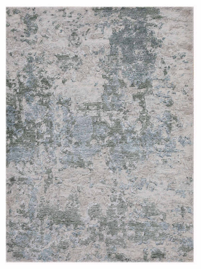 Artisan Mary Ivory Green Contemporary Knotted Rug - Rugs - Artisan - Atlanta Designer Rugs