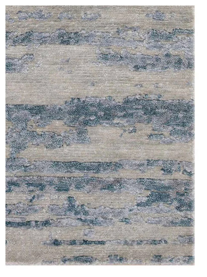 Artisan Mary Silver Lt.Blue Contemporary Knotted Rug - Rugs - Artisan - Atlanta Designer Rugs