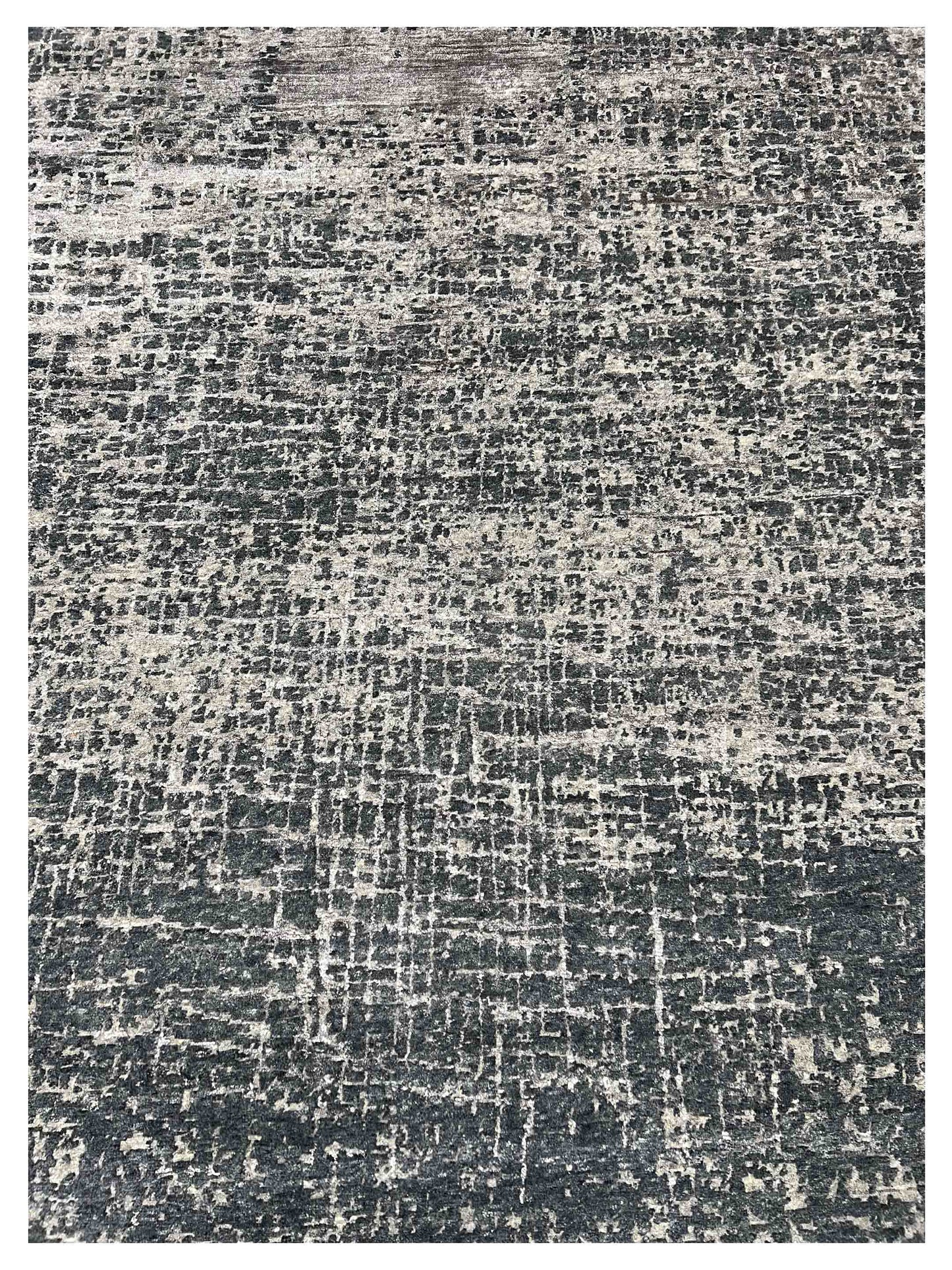Artisan Mary Charcoal Contemporary Knotted Rugs
