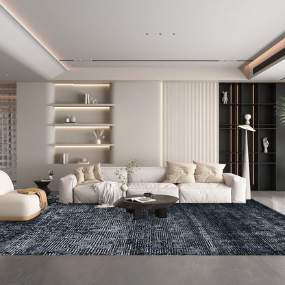 Artisan Mary Washed Black Contemporary Knotted Rugs