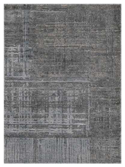 Artisan Mary Silver Lt.Blue Contemporary Knotted Rug - Rugs - Artisan - Atlanta Designer Rugs