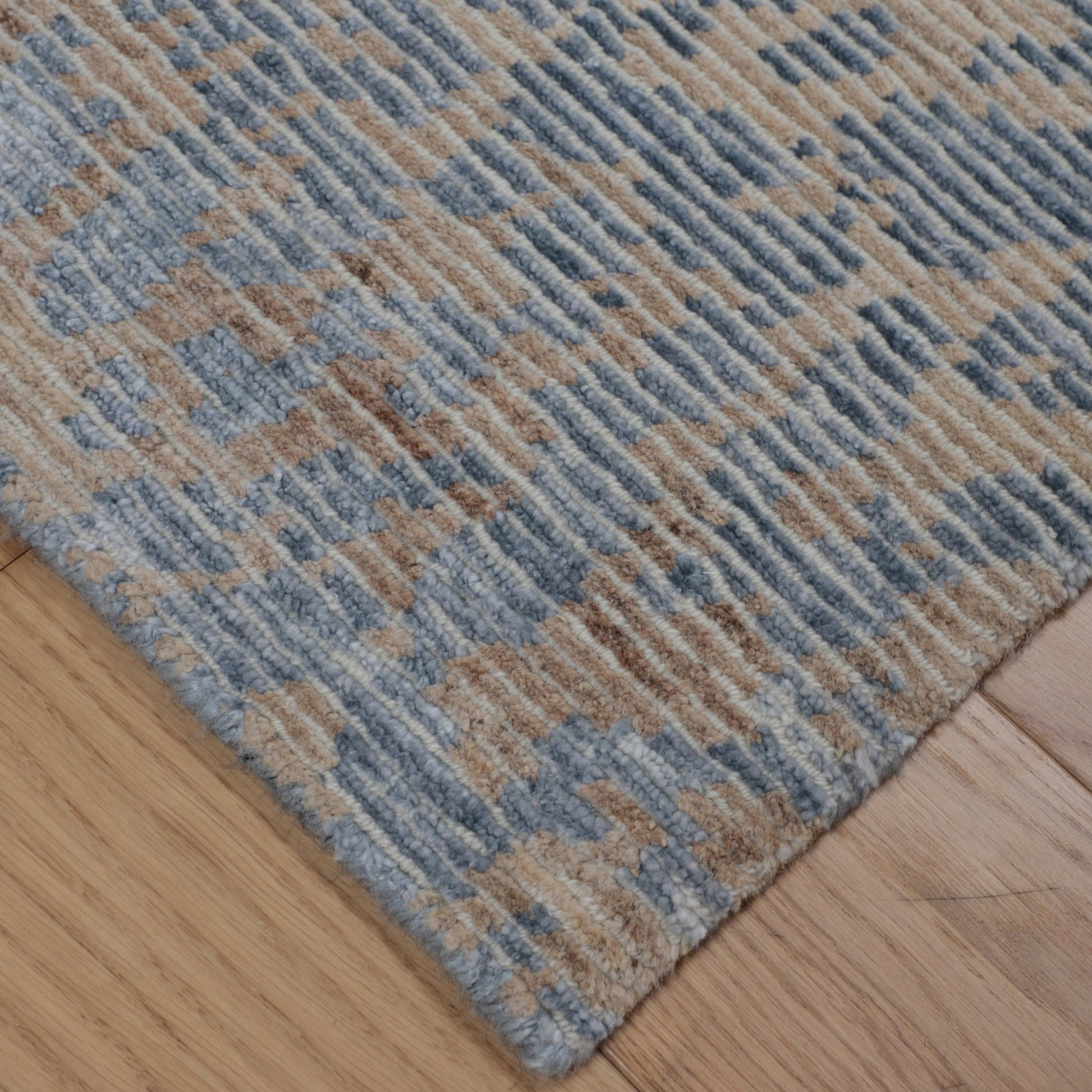 Artisan Mary Lt.Blue Natural Contemporary Knotted Rug - Rugs - Artisan - Atlanta Designer Rugs