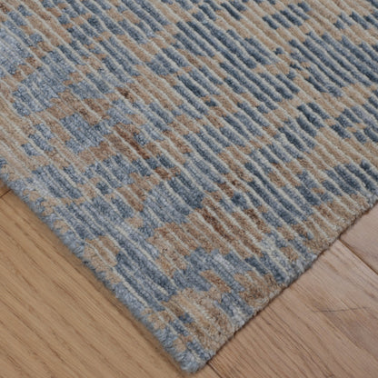 Artisan Mary Lt.Blue Natural Contemporary Knotted Rug - Rugs - Artisan - Atlanta Designer Rugs
