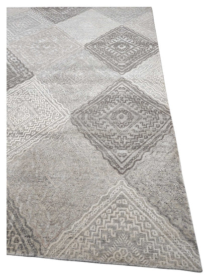 Artisan Mary Beige Contemporary Knotted Rug - Rugs - Artisan - Atlanta Designer Rugs