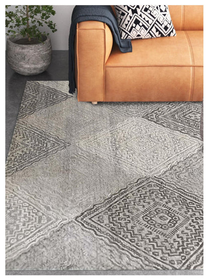 Artisan Mary Beige Contemporary Knotted Rug - Rugs - Artisan - Atlanta Designer Rugs