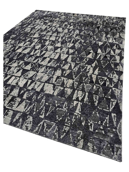 Artisan Mary Carbon Contemporary Knotted Rug - Rugs - Artisan - Atlanta Designer Rugs