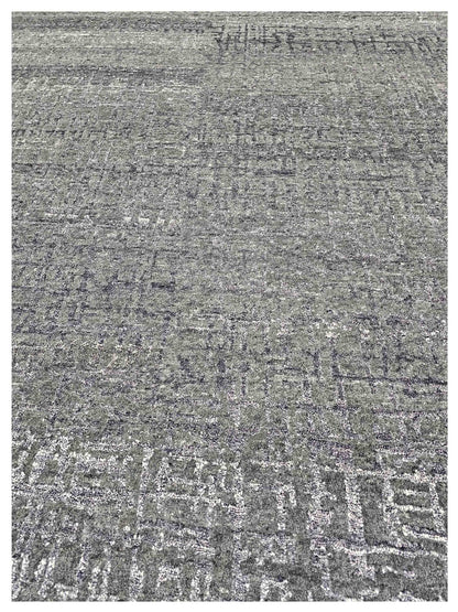 Artisan Mary Carbon Contemporary Knotted Rug - Rugs - Artisan - Atlanta Designer Rugs