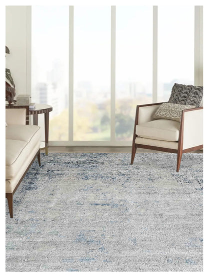 Artisan Mary Grey Lt.Blue Contemporary Knotted Rugs