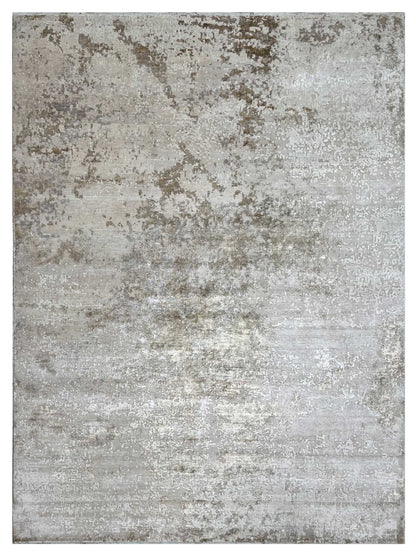 Artisan Mary Taupe Contemporary Knotted Rugs