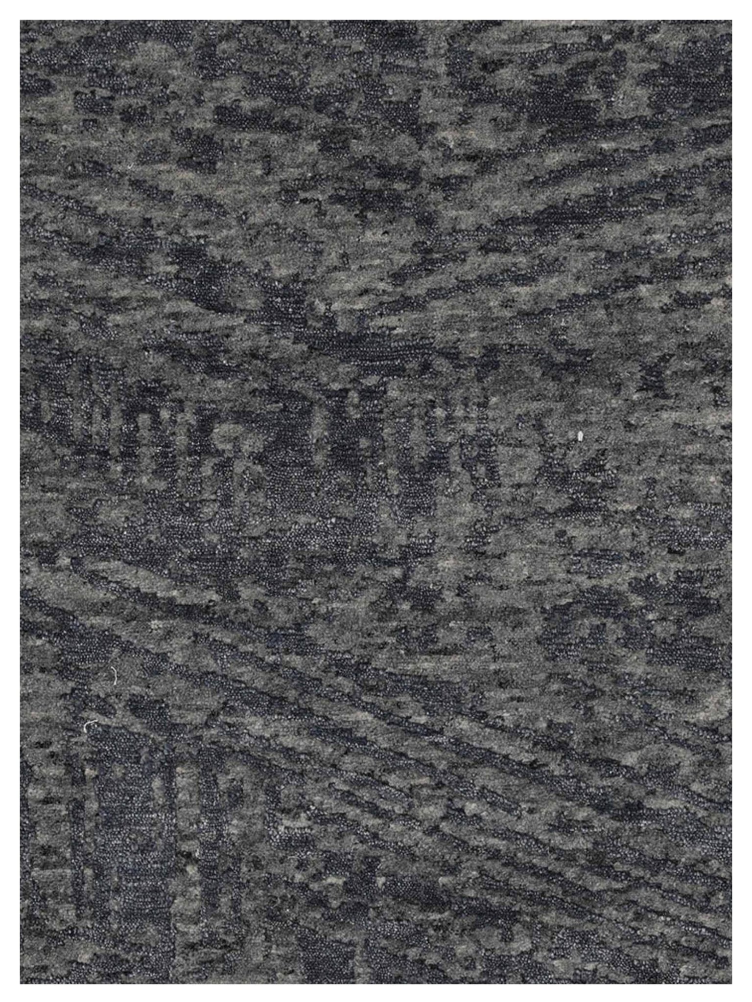 Artisan Mary Grey Dk.Grey Contemporary Knotted Rug - Rugs - Artisan - Atlanta Designer Rugs