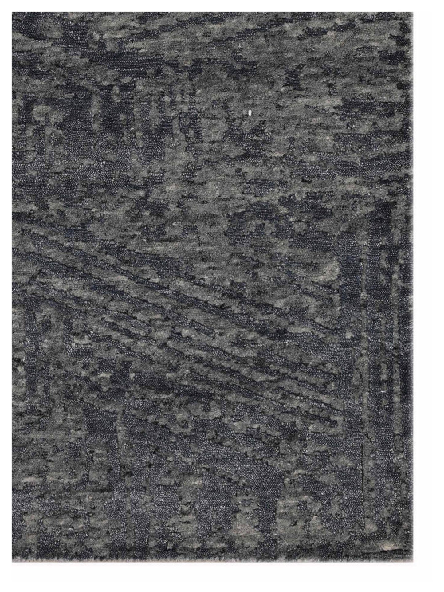 Artisan Mary Grey Dk.Grey Contemporary Knotted Rug - Rugs - Artisan - Atlanta Designer Rugs