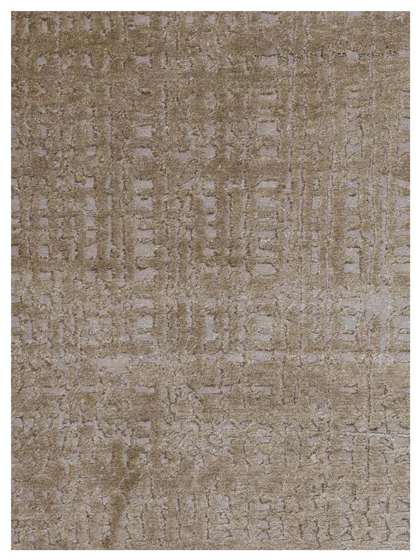 Artisan Mary  Beige Camel Contemporary Knotted Rug