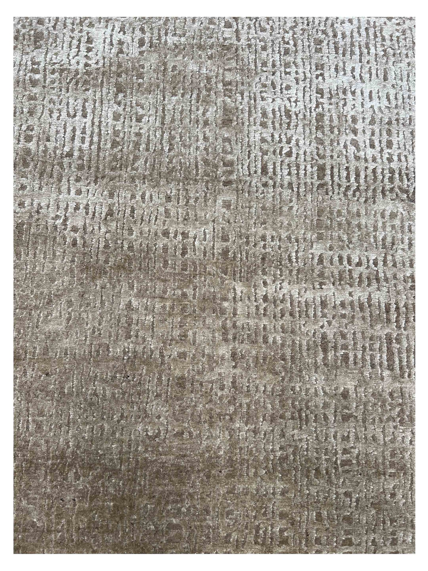 Artisan Mary Brown Beige Contemporary Knotted Rugs