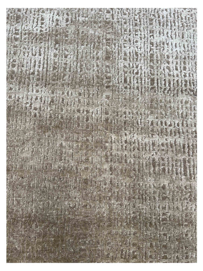 Artisan Mary Brown Beige Contemporary Knotted Rugs