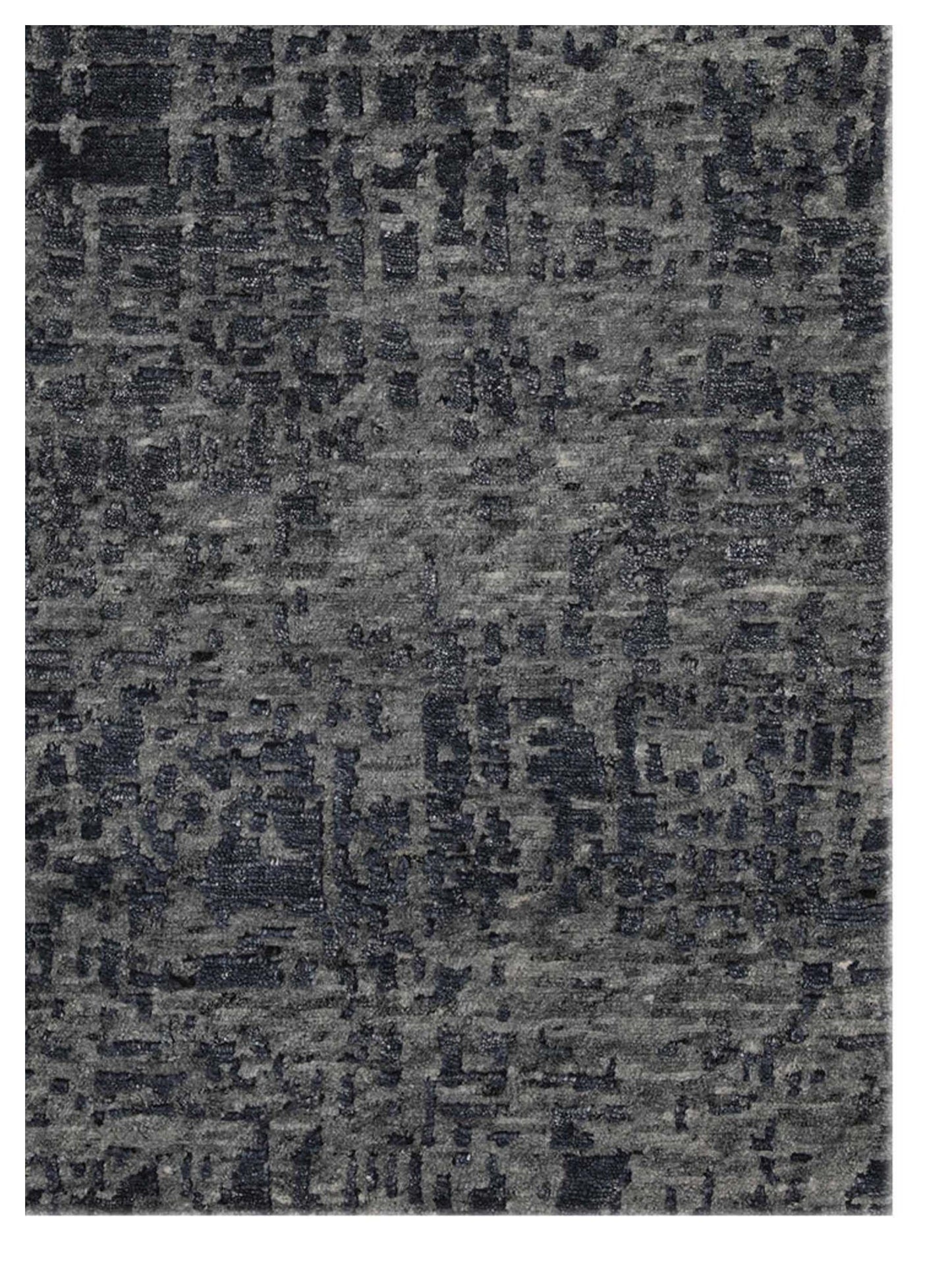 Artisan Mary  Grey  Contemporary Knotted Rug