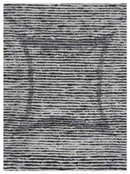 Artisan Mary Grey Contemporary Knotted Rug
