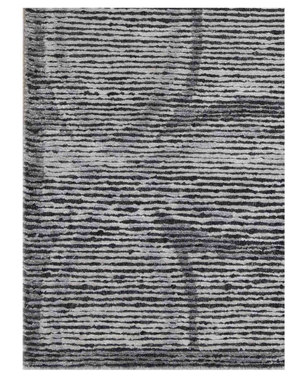 Artisan Mary Grey Contemporary Knotted Rug