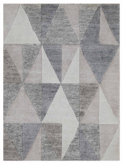 Artisan Mary Natural Contemporary Knotted Rug - Rugs - Artisan - Atlanta Designer Rugs