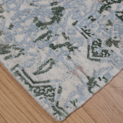 Artisan Mary Natural Green Contemporary Knotted Rug - Rugs - Artisan - Atlanta Designer Rugs