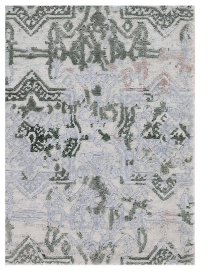 Artisan Mary Natural Green Contemporary Knotted Rug - Rugs - Artisan - Atlanta Designer Rugs