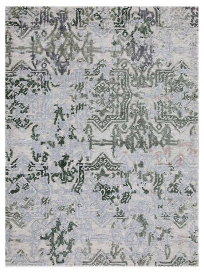 Artisan Mary Natural Green Contemporary Knotted Rug - Rugs - Artisan - Atlanta Designer Rugs