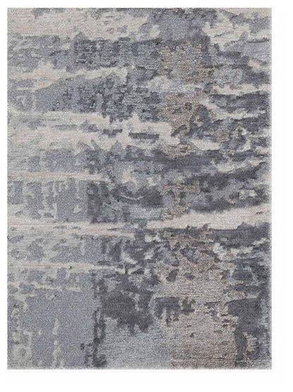Artisan Mary Silver Grey Contemporary Knotted Rug - Rugs - Artisan - Atlanta Designer Rugs
