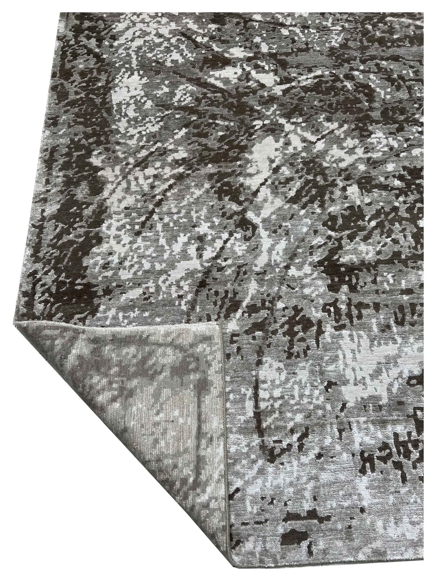 Artisan Mary Beige Brown Contemporary Knotted Rugs