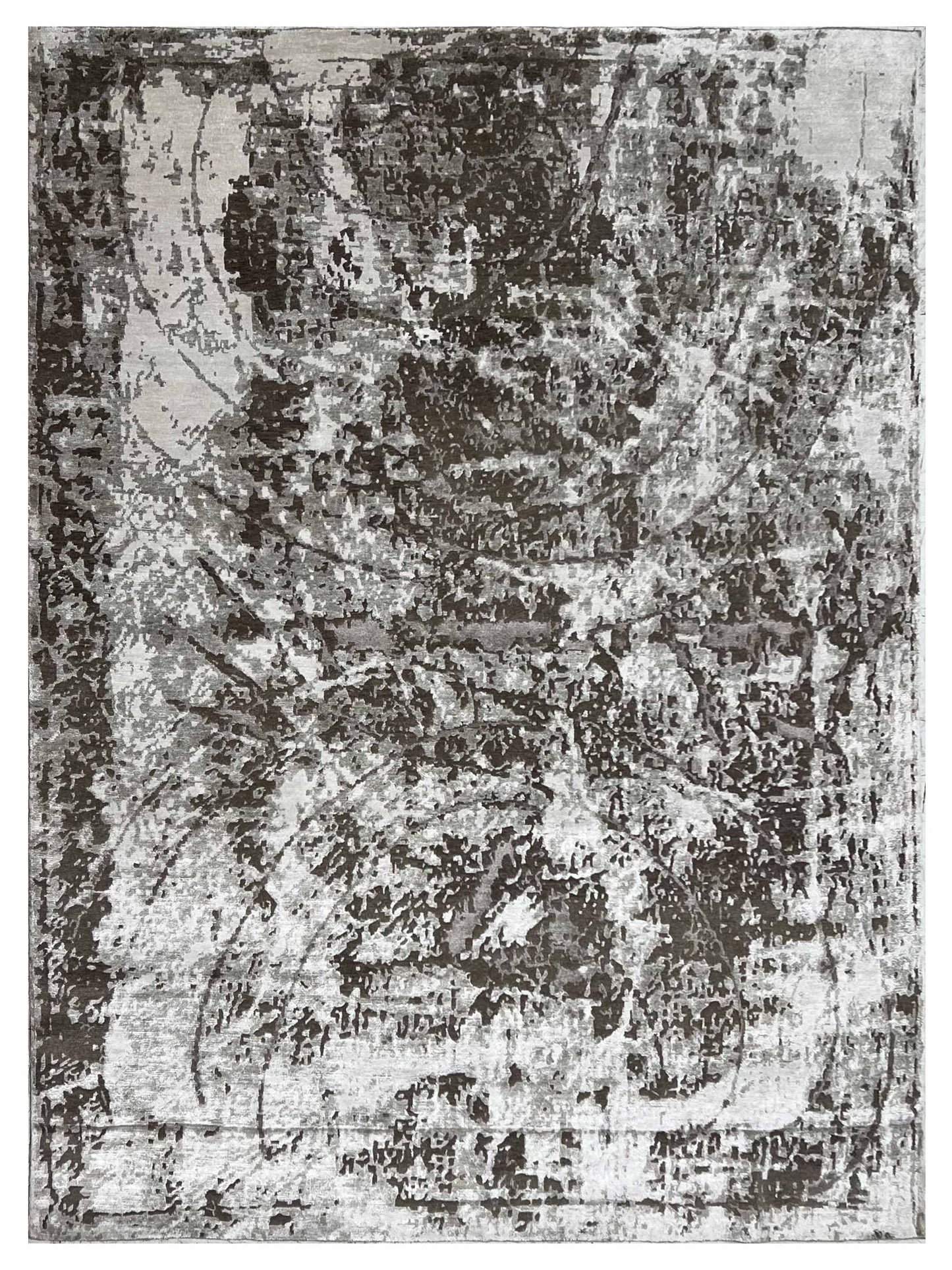 Artisan Mary Beige Brown Contemporary Knotted Rugs