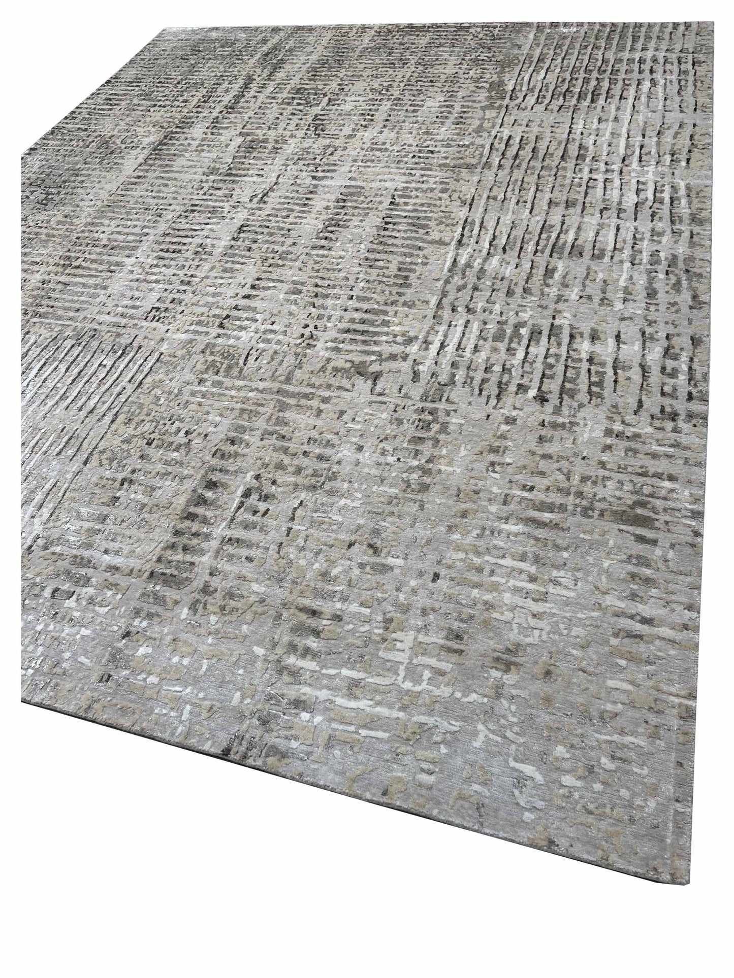 Artisan Mary Dk.Grey Contemporary Knotted Rugs