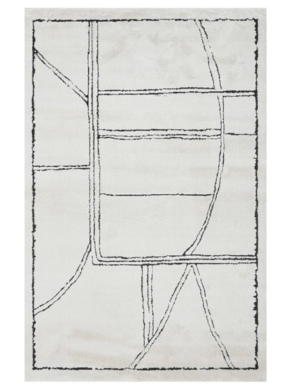 Limited Axis AX-201 White  Contemporary Machinemade Rug