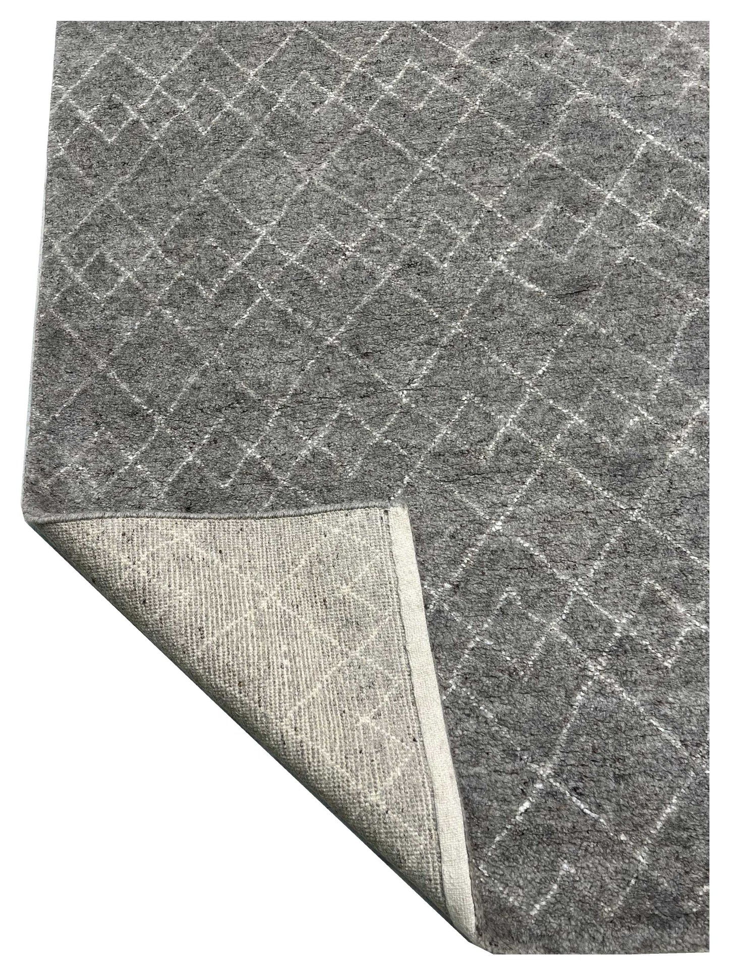 Artisan Marion Ivory Nickle Contemporary Knotted Rug