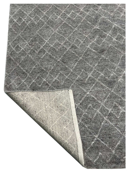 Artisan Marion Ivory Nickle Contemporary Knotted Rug